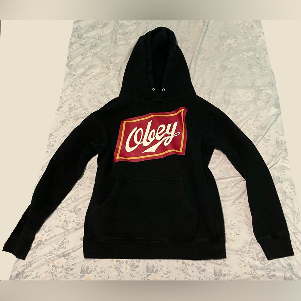 OBEY Black Hoodie Streetwear